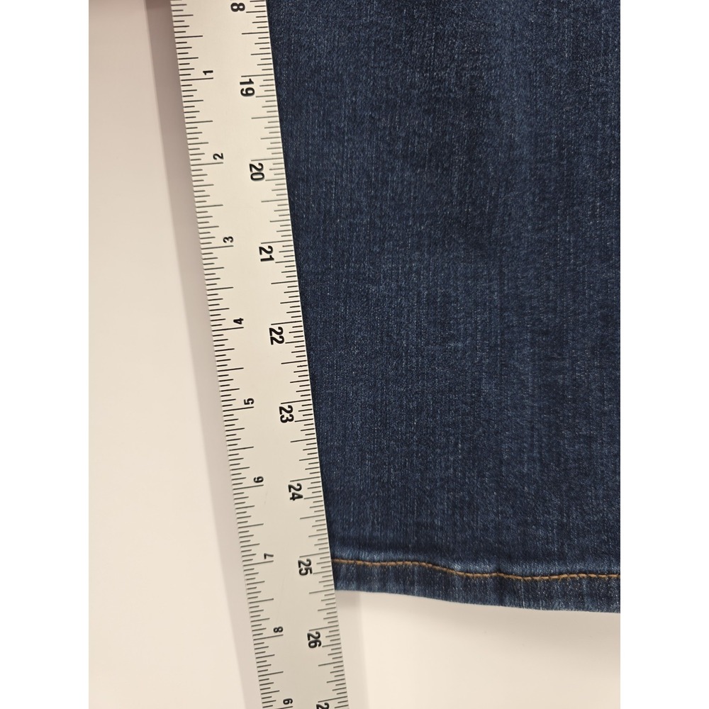 Chico's Define Me Slim Leg Ankle Jeans Size 3R US 16 XL Dark Wash Stretch - Picture 10 of 11